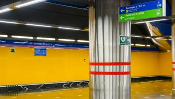 El corte de la línea 8 del Metro Madrid y la M-14 por inundación complica el acceso a Barajas