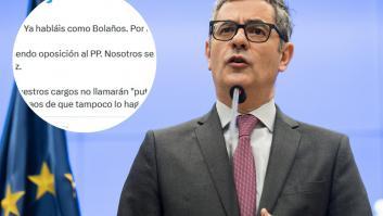 PP y Vox se enzarzan, acaban metiendo por medio a Bolaños y este entra al juego: le bastan tres palabras para resumir el choque