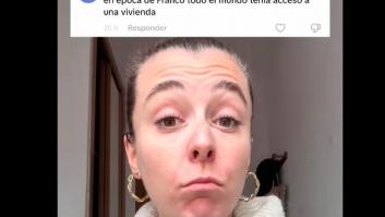 La actriz Inés Clemente responde a un comentario sobre el franquismo en TikTok.
