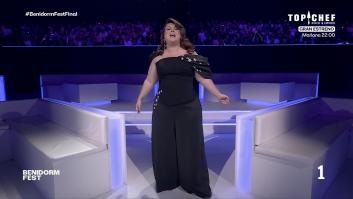 El "marrón" que ha tenido que salvar Lalachús en pleno directo del Benidorm Fest no ha pasado desapercibido para nadie