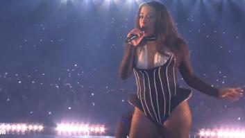 Chanel durante su actuación en el Benidorm Fest 2026.