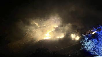 Declarado un incendio forestal en el paraje natural de Cabo Tiñoso (Cartagena)