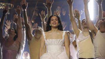 Rosalía, durante su actuación en los premios Brit