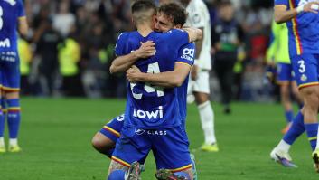 El Getafe prende la liga: Gana en el Bernabéu ante un Madrid desquiciado y hace más líder al Barça