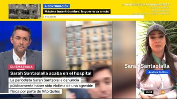 Sarah Santaolalla rompe a llorar en TVE: "Tengo que tomar pastillas para dormir"