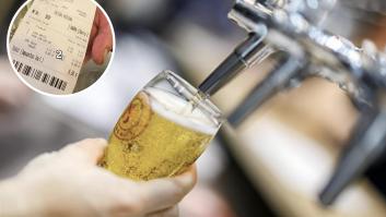 Un argentino pide una cerveza y un agua en un bar y cuando llega el ticket flipa: "Esto es España"