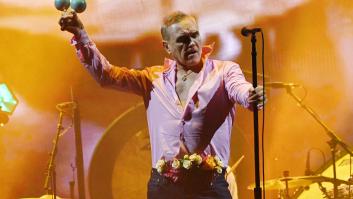 Morrissey en el O2 Arena de Londres este 28 de febrero.