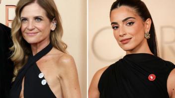 La activista Glennon Doyle y la actriz de 'La voz de Hind' Saja Kilani en la alfombra roja de los Oscar 2026.