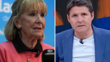 Esperanza Aguirre dice que "si quieres paz, prepara la guerra" por lo de Irán y el gesto de Jesús Cintora es demoledor