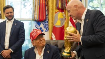 Giannis Infantino, presidente de FIFA junto a Donald Trump, presidente de EEUU