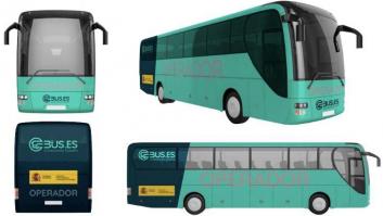 Base, planta y alzado de la nueva imagen de los autobuses estatales