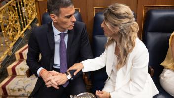El presidente del Gobierno, Pedro Sánchez, y la vicepresidenta segunda del Gobierno, Yolanda Díaz.