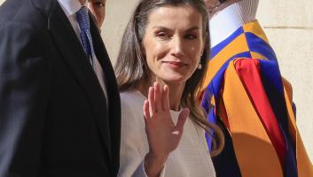 La reina Letizia, este viernes en el Vaticano