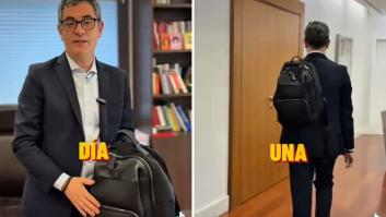 Felix Bolaños y su mochila