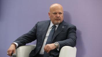 El fiscal de la Corte Penal Internacional, Karim Ahmad Khan, en la Cumbre de Damas y Caballeros celebrada el 12 de septiembre de 2024 en Kiev (Ucrania).