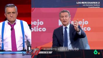 Wyoming reacciona con una frase que va a resonar al lapsus de Feijóo tras ser preguntado por Santiago Segura y Almodóvar