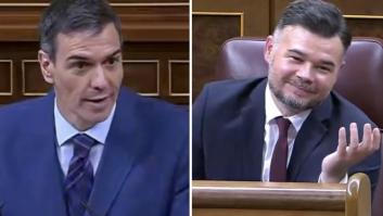 Rufián le dice a Sánchez que tiene "potra": la respuesta del presidente saldrá en todos los telediarios de España