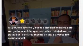 Una librería de Madrid recibe su primera mala reseña porque una librera canta y la respuesta que dan es de Nobel de Literatura