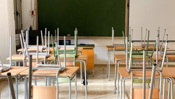 Imagen de archivo de un aula.
