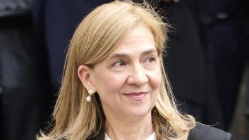 La infanta Cristina en el funeral de su primo Fernando Gómez-Acebo en abril de 2024