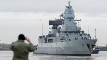 Una fragata alemana parte en 2024 hacia el Mar Rojo como parte de la Operación Aspides de la UE.