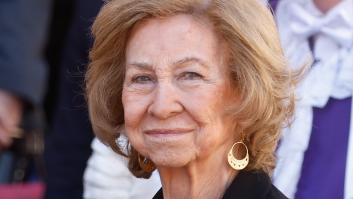 La reina Sofía en una procesión en Murcia en la Semana Santa de 2026