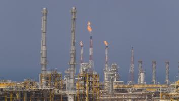 Imagen de archivo de la planta de gas natural de South Pars, yacimiento explotado conjuntamente entre Irán y Catar.