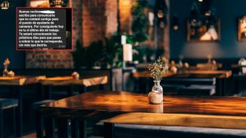 Despide a una camarera sin previo aviso, no le quiere dar el motivo y cuando al final se lo dice genera una indignación tremenda