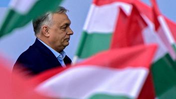 El primer ministro húngaro, Viktor Orbán, asiste a la primera "Gran Asamblea de Patriotas" de grupos nacionalistas de Europa, en Budapest, Hungría, el 23 de marzo de 2026.