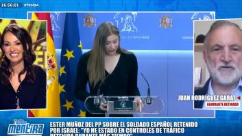 La respuesta del almirante retirado Rodríguez Garat tras ser preguntado por las palabras de Ester Muñoz