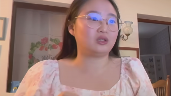 Leticia, dependienta de un bazar chino.