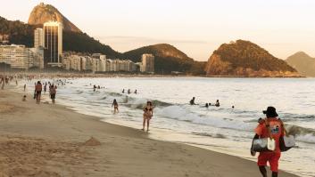 La playa de Copacabana, en Río de Janeiro (Brasil)