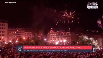 Lío por el rótulo que TVE ha puesto para informar de las celebraciones en San Sebastián por la Copa del Rey