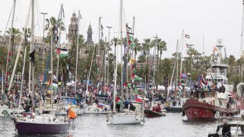 Barcos de la Global Sumud Flotilla desvían en el Mediterráneo un buque de carga con "materias primas destinadas a abastecer la maquinaria de guerra israelí"