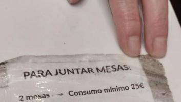 Un bar pone un cartel que puede sentar precedentes en España: ni los que han sido camareros lo entienden