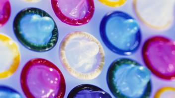 Diferentes preservativos de colores