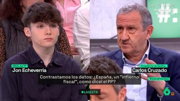 Un joven del PP que afirma que "España es un infierno fiscal" y ojo a la respuesta del portavoz del Sindicato de los Técnicos del Ministerio de Hacienda