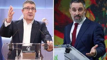 Santiago Abascal llama "mierda" a Pedro Sánchez: Patxi López le responde pagando con la misma moneda