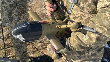 Un dron interceptor ucraniano Sting