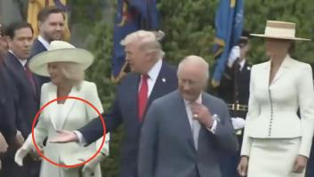El "irrespetuoso" gesto de Donald Trump con la reina Camila que da la vuelta al mundo