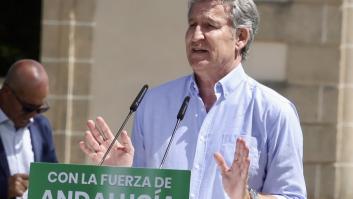 No es lo de la puesta de sol, pero Feijóo vuelve a un mitin de las andaluzas con polémica
