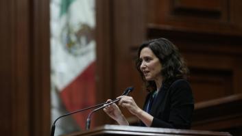 Ayuso regresa de México antes de tiempo y culpa a Sheinbaum de un "boicot" contra ella