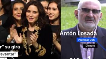 Ayuso dice que ha sido invitada "en la inmensa mayoría" del viaje a México y Antón Losada lo resume todo en un minuto