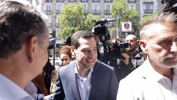 Moreno entra en Génova reclamando gobernar en solitario, pero con Vox esperando que "haya tomado nota"