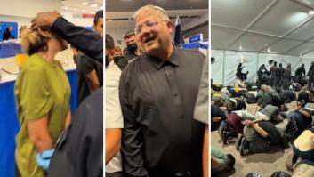El ministro israelí Itamar Ben-Gvir se burla en un vídeo de los activistas de la flotilla detenidos, arrodillados y esposados: "Bienvenidos a Israel"