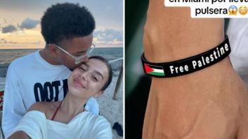 La influencer Lucía Correa cuenta el mal rato en un restaurante de EEUU al llevar una pulsera de Palestina