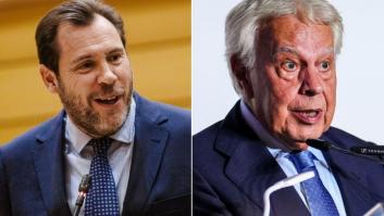 Óscar Puente no se deja nada en el tintero al responder a Felipe González, que pide "elecciones anticipadas"