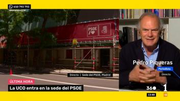 Pedro Piqueras cuenta sorprendido lo que se ha encontrado en Ferraz al pasar por allí esta mañana