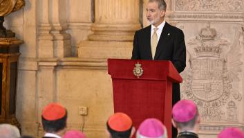 El discurso íntegro del rey Felipe VI en la visita del papa León XIV a España