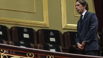 Las explicaciones sobre por qué Aznar se ha ido del Congreso mientras el papa estaba hablando